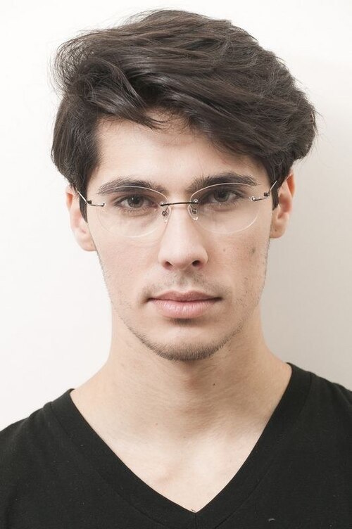 Pompano Gunmetal MetalEyeglass Frames for Men from EyeBuyDirect