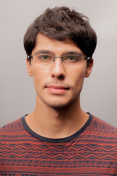 Agrigento Black TitaniumEyeglass Frames for Men from EyeBuyDirect