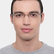 Oakley OX3133 Polished Black MetalEyeglass Frames for Men from EyeBuyDirect