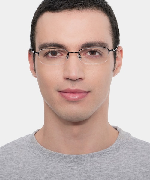 Oakley OX3133 Polished Black MetalEyeglass Frames for Men from EyeBuyDirect