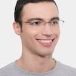 Oakley OX3133 Pewter MetalEyeglass Frames for Men from EyeBuyDirect