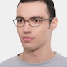 Oakley Blender 6B Pewter MetalEyeglass Frames for Men from EyeBuyDirect