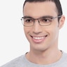 Oakley Barrelhouse Matte Black MetalEyeglass Frames for Men from EyeBuyDirect