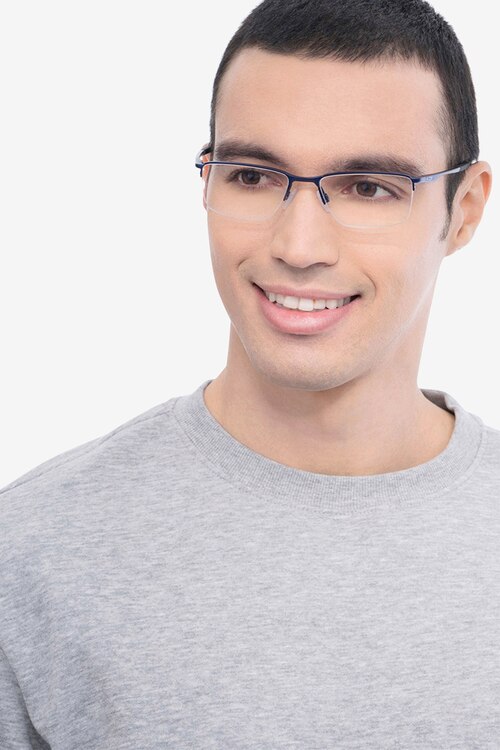 Oakley Socket 5.5 Matte Midnight MetalEyeglass Frames for Men from EyeBuyDirect
