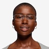 Oakley Socket 5.5 Satin Pewter MetalEyeglass Frames for Women from EyeBuyDirect