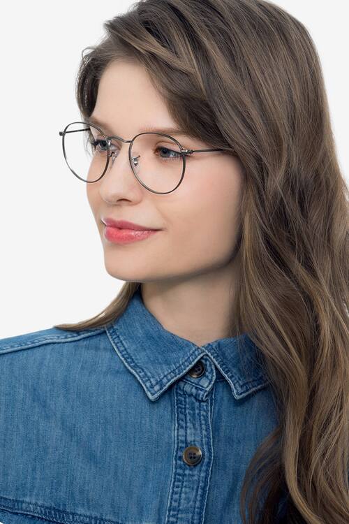 Gunmetal Ray-Ban RB3447V -  Metal Eyeglasses