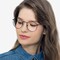 Ray-Ban RB3447V Round Noir Métal Montures de lunettes de vue pour Femmes d'EyeBuyDirect
