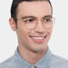 Ray-Ban RB3447V Round Tortoise & Gold MetalEyeglass Frames for Men from EyeBuyDirect