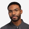Ray-Ban RB3547V Oval Gunmetal MetalEyeglass Frames for Men from EyeBuyDirect