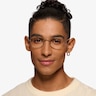 Ray-Ban RB3547V Oval Gold MetalEyeglass Frames for Men from EyeBuyDirect