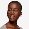 Ray-Ban RB3582V Round Black Gold MétalMontures de lunettes de vue pour Femmes d'EyeBuyDirect