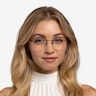 Ray-Ban RB3947V Round Black MetalEyeglass Frames for Women from EyeBuyDirect