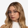 Ray-Ban RB3947V Round Bronze Copper MetalEyeglass Frames for Women from EyeBuyDirect