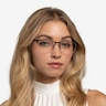 Ray-Ban RB6335 Black MetalEyeglass Frames for Women from EyeBuyDirect