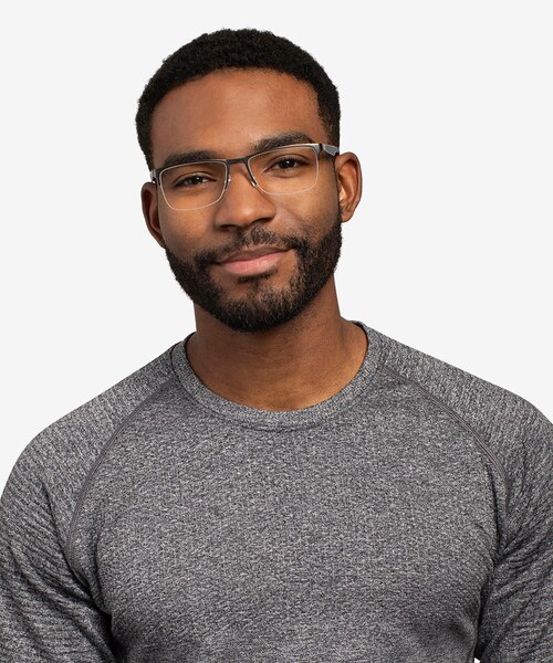 Ray-Ban RB6335 Gunmetal MetalEyeglass Frames for Men from EyeBuyDirect