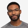 Ray-Ban RB6335 Gunmetal MetalEyeglass Frames for Men from EyeBuyDirect