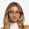 Ray-Ban RB6335 Gunmetal MetalEyeglass Frames for Women from EyeBuyDirect