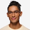 Ray-Ban RB6375 Black Gold MetalEyeglass Frames for Men from EyeBuyDirect