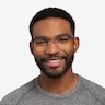 Ray-Ban RB6422 Black Silver MetalEyeglass Frames for Men from EyeBuyDirect