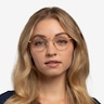 Ray-Ban RB6448 Gold MetalEyeglass Frames for Women from EyeBuyDirect
