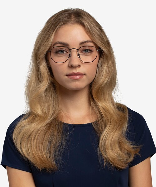 Ray-Ban RB6448 Black MetalEyeglass Frames for Women from EyeBuyDirect