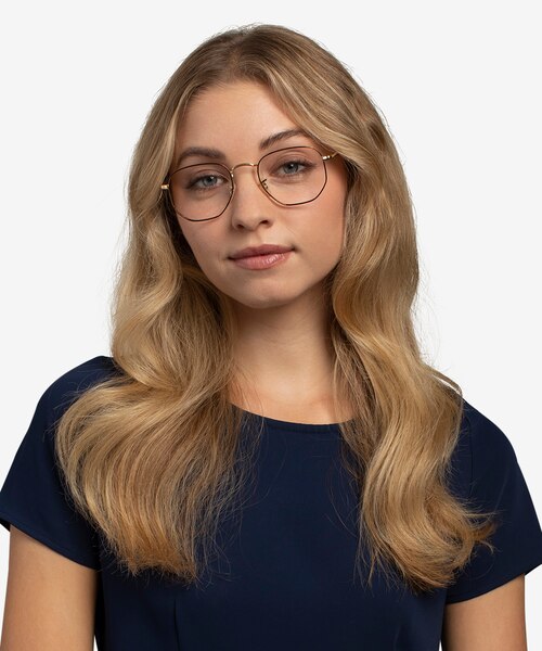 Ray-Ban RB6448 Tortoise Gold MetalEyeglass Frames for Women from EyeBuyDirect