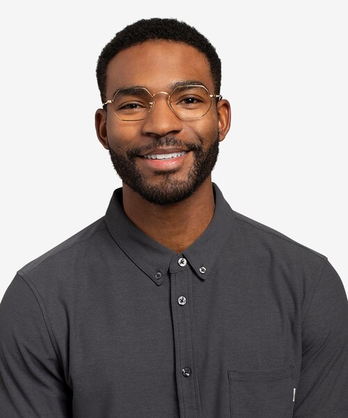 Ray-Ban RB6456 Gold MetalEyeglass Frames for Men from EyeBuyDirect