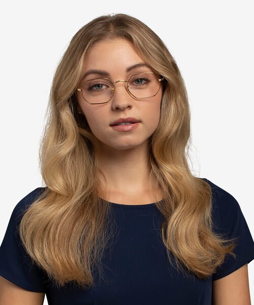 Ray-Ban RB6456 Gold MetalEyeglass Frames for Women from EyeBuyDirect
