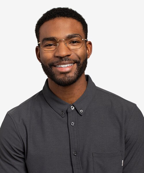 Ray-Ban RB6456 Tortoise Gold MetalEyeglass Frames for Men from EyeBuyDirect