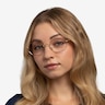 Ray-Ban RB6456 Tortoise Gold MetalEyeglass Frames for Women from EyeBuyDirect