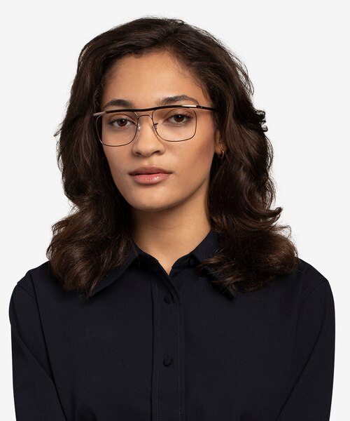Ray-Ban RB6519 Brown MetalEyeglass Frames for Women from EyeBuyDirect