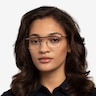 Ray-Ban RB6519 Brown MetalEyeglass Frames for Women from EyeBuyDirect