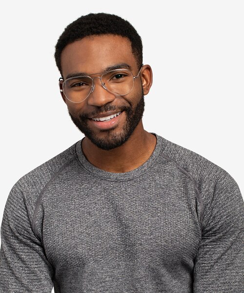 Ray-Ban RB6589 Silver MetalEyeglass Frames for Men from EyeBuyDirect