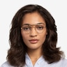 Ray-Ban RB3648V Gold MetalEyeglass Frames for Women from EyeBuyDirect