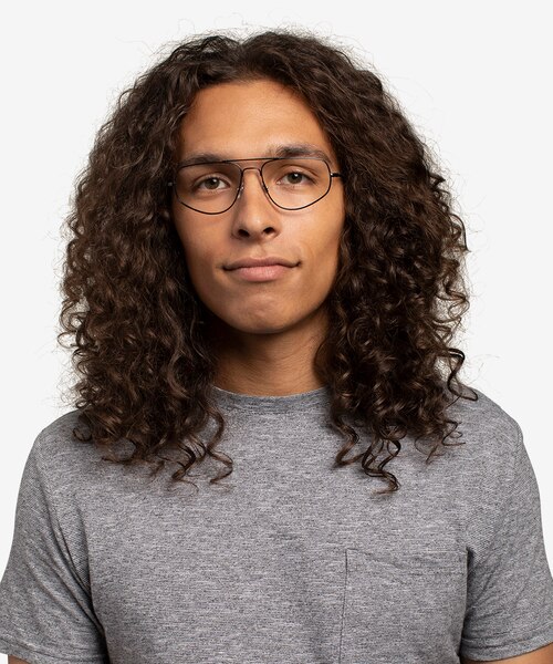 Ray-Ban RB6455 Black MetalEyeglass Frames for Men from EyeBuyDirect