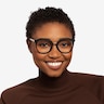 Oakley Top Knot Black & Silver AcetateEyeglass Frames for Women from EyeBuyDirect
