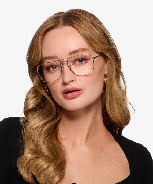 Ray-Ban RB6536 Silver MetalEyeglass Frames for Women from EyeBuyDirect