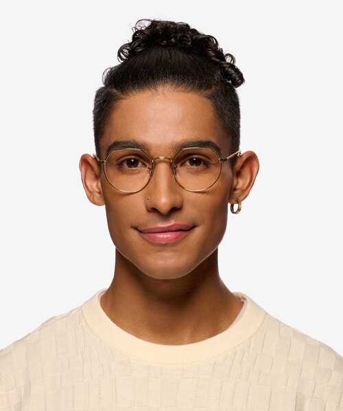 Ray-Ban RB6465 Jack Gold MetalEyeglass Frames for Men from EyeBuyDirect
