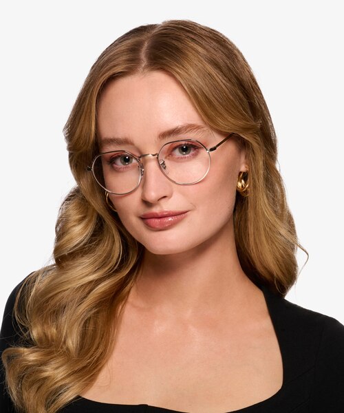 Ray-Ban RB6465 Jack Silver Ivory Tortoise MetalEyeglass Frames for Women from EyeBuyDirect