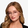 Ray-Ban RB6465 Jack Silver Ivory Tortoise MetalEyeglass Frames for Women from EyeBuyDirect