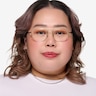ARNETTE Layne Shiny Brushed Gold MetalEyeglass Frames for Women from EyeBuyDirect