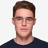 ARNETTE Layne Shiny Brushed Gunmetal MetalEyeglass Frames for Men from EyeBuyDirect