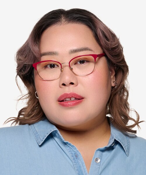 Vogue Eyewear VO4088 Red Gold MetalEyeglass Frames for Women from EyeBuyDirect
