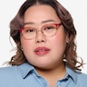 Vogue Eyewear VO4088 Red Gold MetalEyeglass Frames for Women from EyeBuyDirect