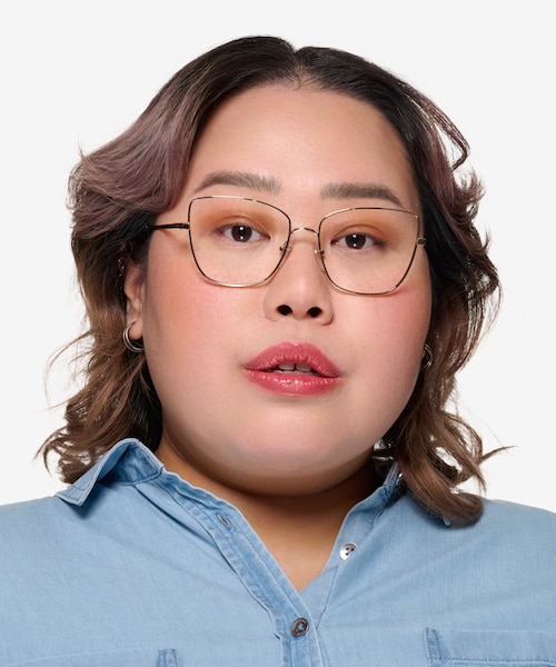 Vogue Eyewear VO4225 Pale Gold MetalEyeglass Frames for Women from EyeBuyDirect