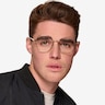 Vogue Eyewear VO4226 Pale Gold MetalEyeglass Frames for Men from EyeBuyDirect
