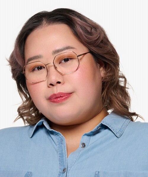 Vogue Eyewear VO4228 Rose Gold MetalEyeglass Frames for Women from EyeBuyDirect
