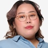 Vogue Eyewear VO4231 Or rose MétalMontures de lunettes de vue pour Femmes d'EyeBuyDirect