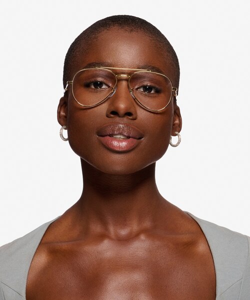 Ray-Ban RB3625V New Aviator Legend Gold MétalMontures de lunettes de vue pour Femmes d'EyeBuyDirect