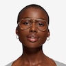 Ray-Ban RB3625V New Aviator Legend Gold MétalMontures de lunettes de vue pour Femmes d'EyeBuyDirect